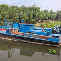 Plateforme de travail aquatique modulaire robuste, plateforme flottante démontable pour excavatrice et plateforme de forage