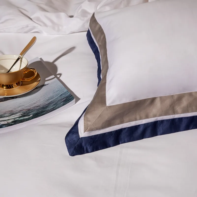 महान मूल्य के साथ अच्छी गुणवत्ता रानी चादरें कपास साटिन होटल