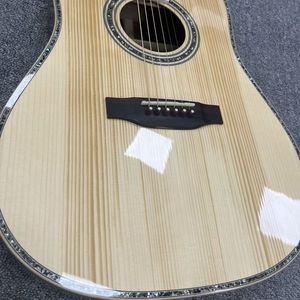 Adirondack Handcrafted 41-Inch Folk Guitar Professional All-Solid-Board All-Single Case con diseño de piña <span class=keywords><strong>Coco</strong></span> - Product Image 2