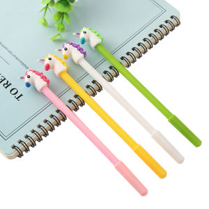ジェルペンかわいい文房具学校事務用品0.5mm新しいクリエイティブ漫画キャンディーカラーピンク学用品かわいい18.5CM - Product Image 1