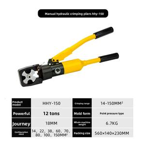 Herramienta de prensado de <span class=keywords><strong>terminales</strong></span> de cable manual Alicates de prensado de alambre hidráulico Alicates de prensado de punto de acero de carrera - Product Image 6