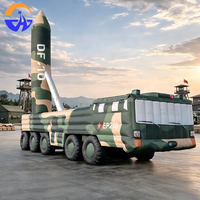 Modèle de Véhicule Militaire Gonflable Géant Personnalisé (Char, Missile) en Tissu Oxford, Durable, Facile à Installer, avec Ventilateur Intégré, pour Extérieur