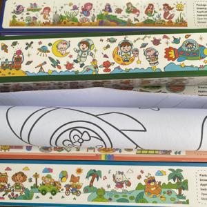 Rouleau <span class=keywords><strong>de</strong></span> papier à colorier collant 30*500cm papier à <span class=keywords><strong>dessin</strong></span> <span class=keywords><strong>grande</strong></span> <span class=keywords><strong>feuille</strong></span> <span class=keywords><strong>de</strong></span> peinture pour la maternelle fête à la maison idéal cadeau d'éducation précoce - Product Image 3