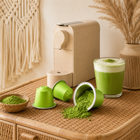 Capsules de Matcha Latte en Gros pour Importateurs – Dosettes de Thé Vert Compatibles Machines à Expresso Monodose – Vente en Gros