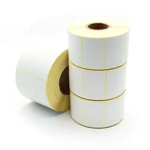 Hoge-Kwaliteit Fabrikanten Directe Verkoop 500 Lables/Roll 60*80Mm Lege Witte Zelfklevende Label Direct thermische Label