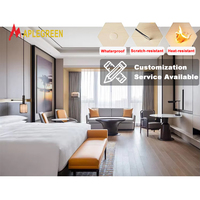 Foshan hôtel de luxe ensemble de meubles de chambre à coucher 5 étoiles qualité hôtel costume meubles en bois pour hôtel appartements