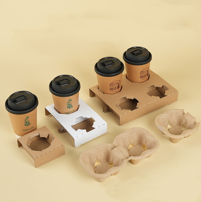 Carry Out Cup Tray Humanized Adjustable