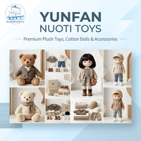 Vêtements en coton en gros pour poupées de 30 cm, tenues quotidiennes, accessoires vestimentaires miniatures pour jouets en peluche et figurines de dessins animés, jouet miniature à l'échelle 1:8