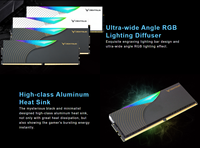 RGB DDR4 RAM 16GB 3200Mhz White/Black Gaming Desktop with 8GB Memory 32GB Original ECC IC Bulk Packed