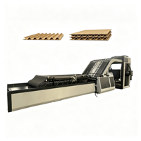 Laminoir à carton ondulé 3 plis entièrement automatique à grande vitesse, nouvelle machine de laminage de carton ondulé servo-automatique à grande vitesse