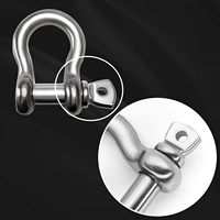 Manilles d'ancre robustes en acier inoxydable 316 de qualité marine, 1/4 ", 5/16 ", 3/8 ", 1/2 " pour bateau