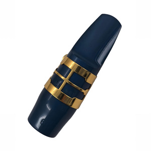 Boquilla para Saxofón Alto Eastern Music EMA45, Ebonita Azul, Goma Dura, Baffle Alto, para <span class=keywords><strong>Jazz</strong></span>, Rock, Funk, <span class=keywords><strong>Soul</strong></span>, con Tapa y Abrazadera, Tamaño 6 7 - Product Image 3