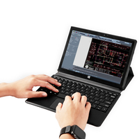 Tablettes en gros d'usine, lot en stock, tablette PC 2 en 1, Windows 10, ordinateur portable de qualité, grand écran 10,1 pouces, 256 Go de RAM, 8 Go, avec clavier