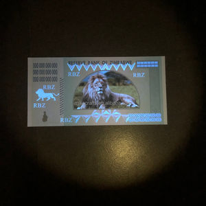 ธนบัตรกระดาษขอ<span class=keywords><strong>ง</strong></span>ขวัญ<span class=keywords><strong>ง</strong></span>านเลี้ยงที่ทนทาน ซิมบับเว หนึ่<span class=keywords><strong>ง</strong></span><span class=keywords><strong>ร้อย</strong></span>ล้านล้านดอลลาร์ พร้อมการพิมพ์ด้วยแสงยูวี - Product Image 5