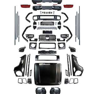 Kit carrosserie FEITUO en matériau PP avec pare-chocs avant et arrière, capot, garde-boue pour <span class=keywords><strong>G63</strong></span> 04-18 YEAR <span class=keywords><strong>AMG</strong></span> Type Utilisé Ancien Changement Nouveau Type. - Product Image 1