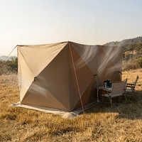 Paravent de camping quatre saisons pliable, imperméable, en tissu Oxford, pour tente, sans fenêtre, abri extérieur