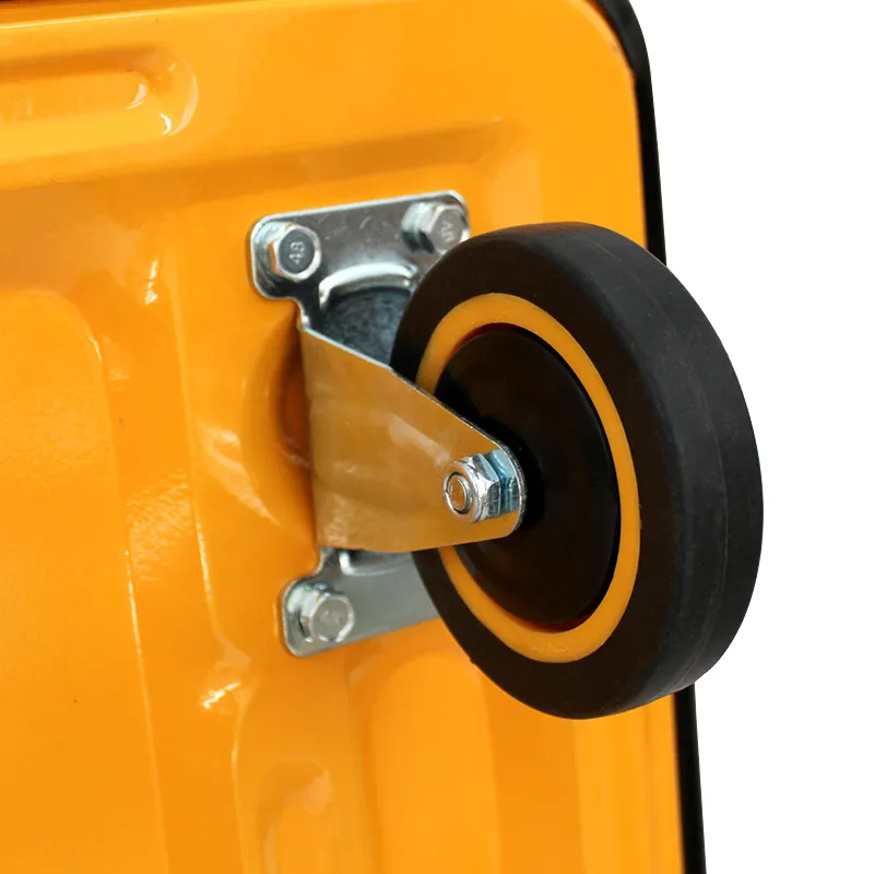 OEM Factory Foldable Trolley Steel Platform Cart 150kg/300kg Capacity Four-Wheel Hand Truck for Tool Transport in Warehouses