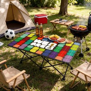 Table de camping pliante à thème <span class=keywords><strong>FIFA</strong></span> 2026, motif vibrant « We Are 26 » pour les zones de fans le jour du match, portable et durable - Product Image 4