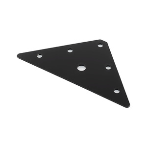 Bailang Stainless Steel Triangular <b>Bracket</b> <b>Black</b> Durable Furniture Connector Hardware Accessory - Product Image 1
