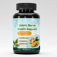 Complément Herbal OEM à Succès pour la Santé du Nerf Sciatique : Capsules à l'Acide Alpha-Lipoïque et au Curcuma pour Adultes
