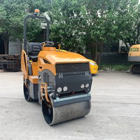 Mini-compacteur routier chinois de 1 à 5 tonnes à double tambour, petite taille, avec moteur, pompe, roulement et engrenage pour diverses industries