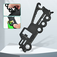 Outil multifonction 11 en 1 pour l'extérieur, format carte de crédit, avec logo personnalisé, forme de camion, outils tactiques de survie, outils utilitaires EDC, carte multi-outils