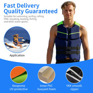 مخصص خفيف الوزن PFD للبالغين EPE & PVC رغوة النيوبرين سترة نجاة قابل للتعديل الرياضة المائية البحرية تعويم سترة - Product Image 3