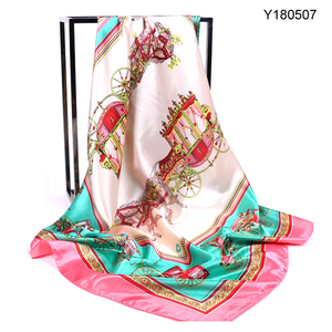 Sciarpa Elegante da Donna 2026, Grande Sciarpa Quadrata in Seta con Stampa Paisley, Grande Sciarpa in Raso - Product Image 5