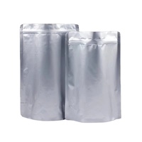 1 Gallon 2 Gallons Sacs D'aspirateur De Papier D'aluminium Thermosoudable Ziplock Fermeture À Glissière Sacs De Stockage De Nourriture de Preuve D'odeur Sac En Papier Argenté