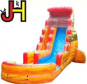 Giá rẻ sử dụng <span class=keywords><strong>Inflatable</strong></span> cam trượt nước với hồ bơi để bán trẻ em và người lớn - Product Image 1