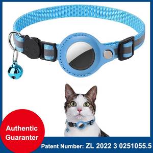 <span class=keywords><strong>Collare</strong></span> per Gatti <span class=keywords><strong>con</strong></span> Striscia Riflettente, Supporto per Airtag, Campanello e Fibbia di Sicurezza Regolabile - Product Image 3