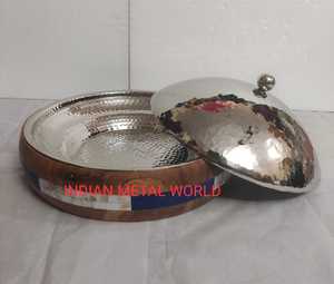 Casserole en bois et acier inoxydable, nouveau Design, vente en gros, fait à la main, marmite en bois personnalisée avec couvercle, nouvel arrivage - Product Image 5