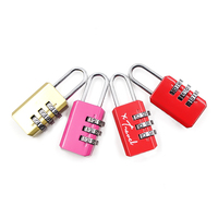 Petit cadenas miniature XMM-8012 pour valise, sécurité, mallette, serrure à combinaison, mot de passe à 3 chiffres, réinitialisation, alliage de zinc, serrure de sécurité