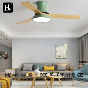 Ventilador de Techo LED Moderno y Elegante con Aspas de ABS, Motor de CC, Control Remoto, Temperatura Ajustable AC/DC, Soporte de Pared, OEM ODM - Product Image 3