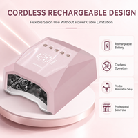 Lampe à ongles UV LED puissante Yaqin professionnelle pour la maison et le salon, 120W, 5200mAh, capteur intelligent, écran LCD