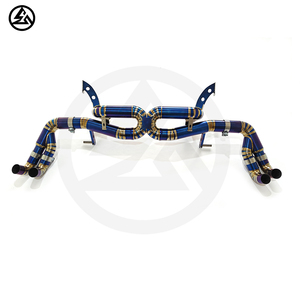Escape de titanio CSZ de tubo recto Catback para Lamborghini LP610 5.2L sin silenciador de válvula, sin grietas ni deformaciones por calor - Product Image 5