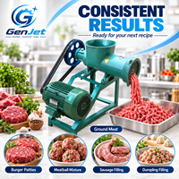 Broyeur à viande électrique GenJet modèle 62, haute capacité, 1300 à 1500 kg par heure, entrée de 21 cm pour les boucheries et les restaurants