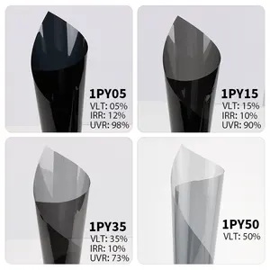 Top Qualität Ultra Hd 1,52 * 30 M hitzebeständiger Datenschutz 1-Schicht-Fenster-Solarfolie / Carbon-Färbefolie für Auto - Product Image 2
