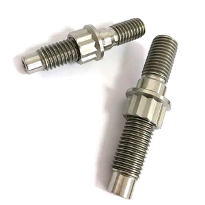 Kit de boulons de collecteur d'échappement en titane M8x45 GR5 à tête plate, filetage UNC, ensemble de fixations automobiles - Product Image 1
