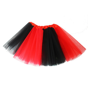 Costume Events 3-Layer Color Block Party Short <strong>Skirt</strong> Women <strong>Halloween</strong> Tutu <strong>Skirt</strong> - Product Image 6