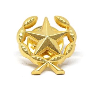 เข็มเคลือบเคลือบสำหรับผู้ผลิตป้ายชั้นสองตราส่วนสีทองตามสั่ง - Product Image 3