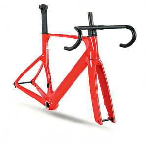 Fabricant OEM/ODM <span class=keywords><strong>de</strong></span> cadre <span class=keywords><strong>de</strong></span> vélo <span class=keywords><strong>de</strong></span> route aérodynamique en fibre <span class=keywords><strong>de</strong></span> <span class=keywords><strong>carbone</strong></span> 700C avec passage <span class=keywords><strong>de</strong></span> câbles entièrement interne, cockpit en <span class=keywords><strong>carbone</strong></span> monobloc, <span class=keywords><strong>tige</strong></span> <span class=keywords><strong>de</strong></span> <span class=keywords><strong>selle</strong></span> en <span class=keywords><strong>carbone</strong></span> - Product Image 1