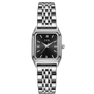 นาฬิกาผู้หญิงใหม่สแตนเลสสตีลเรียบง่ายและไม่เหมือนใครนาฬิกาควอตซ์กันน้ำสำหรับนักเรียน - Product Image 3