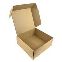 Boîtes d'expédition en carton ondulé en papier kraft personnalisées, emballage pour vêtements, t-shirts, boîte d'emballage imprimée, design de boîte en papier