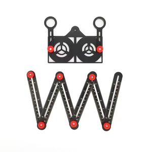 Regla <span class=keywords><strong>multi</strong></span>ángulo Aleación de aluminio Localizador de orificios para azulejos Regla de medición plegable - Product Image 5