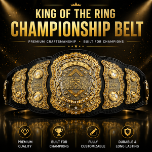 Cinturón de Campeonato de Muay Thai y MMA Personalizado, Cinturón Deportivo Chapado en Oro de Aleación de Zinc para Ganadores de Noches de Combate, Artesanía en Metal - Product Image 1