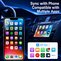 PlayAiBox Support magnétique sans fil pour téléphone de voiture, transforme CarPlay filaire en sans fil, compatible Apple et Android
