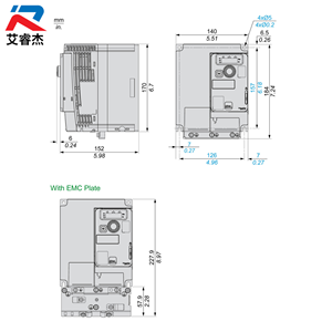 Nuevo convertidor de frecuencia original ATV320U30N4C Altivar Machine ATV320 trifásico 380-500V 3KW variador de velocidad compacto - Product Image 3