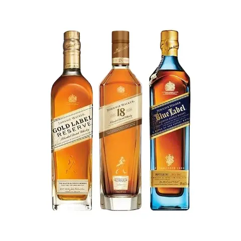 Gold and Blue Label Whisky