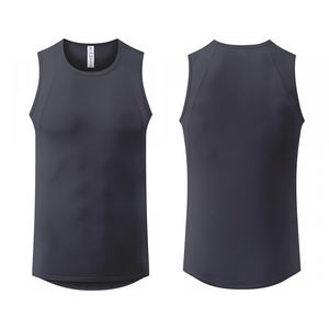 Top Qualité Sports Gym Débardeurs Bodybuilding Singlet Coton/Polyster Gym Formation Homme Débardeur - Product Image 3